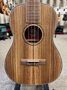 AMAHI UK330B Zebrawood Baritone Ukulele w/Case - UK-330B