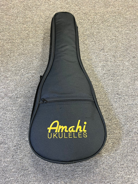 AMAHI C-10 African Burl Concert Ukulele w/Case