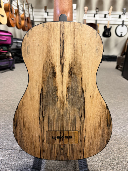 KALA Spalted Mango Acoustic-Electric U-Bass w/Case - UBASS-SP-MNG-FS