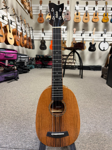 Makaio MSMTP-10 Spalted Mango Pineapple Concert Long Neck Ukulele w/Case