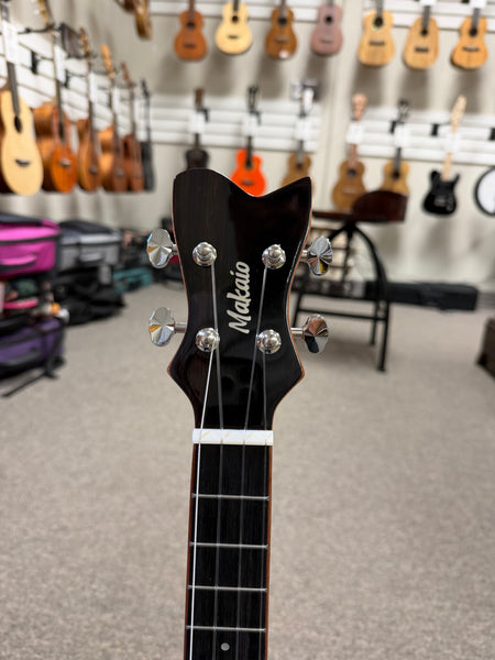 Makaio MSMTP-10 Spalted Mango Pineapple Concert Long Neck Ukulele w/Case