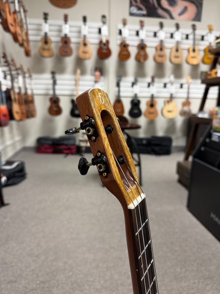 Flight Fireball Solid Mango Electric Baritone Ukulele - Pre Loved