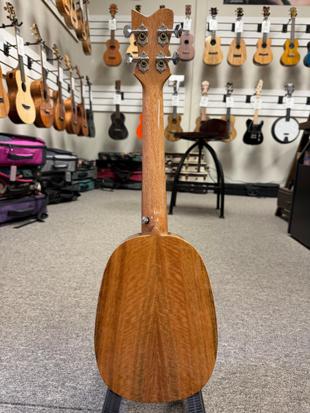 Makaio MSMTP-10 Spalted Mango Pineapple Concert Long Neck Ukulele w/Case