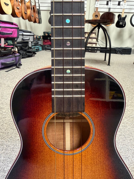 Lymana Solid Spruce/Koa Custom Tenor Ukulele w/Case - Pre-Loved - Made in Hawaii - Vintage Burst