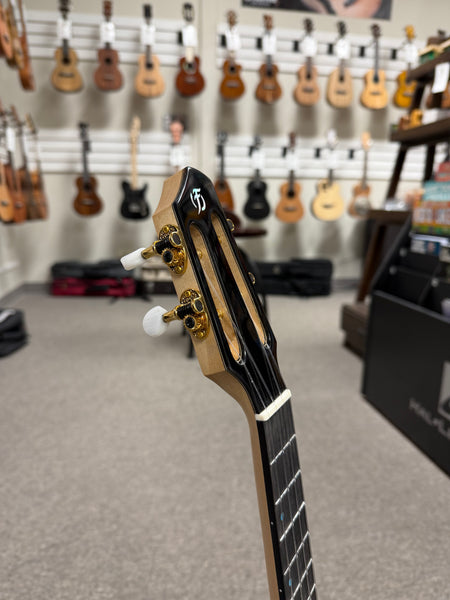 Flight A10FM Solid Flamed Maple Faded Blue 10th Anniversary Tenor Ukulele w/Case