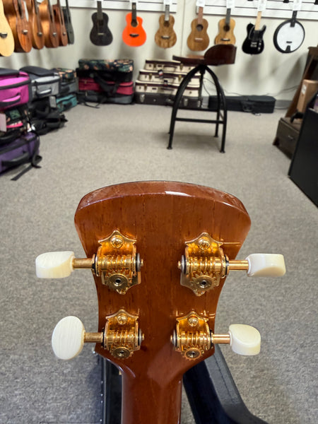 Lymana Solid Spruce/Koa Custom Tenor Ukulele w/Case - Pre-Loved - Made in Hawaii - Vintage Burst