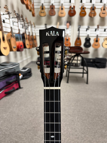KALA KA-CT-SMH-BG Solid Mahogany Baritone Ukulele w/Case - Contour Series