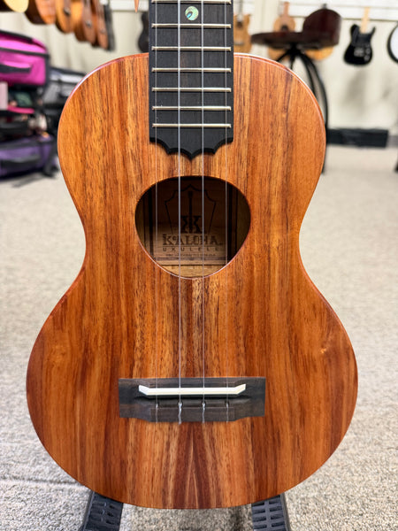 KoAloha KCM-10 Solid Koa Pikake Concert Ukulele w/Case #2 - Made in Hawaii