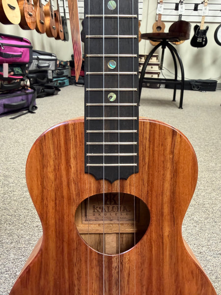 KoAloha KCM-10 Solid Koa Pikake Concert Ukulele w/Case #2 - Made in Hawaii