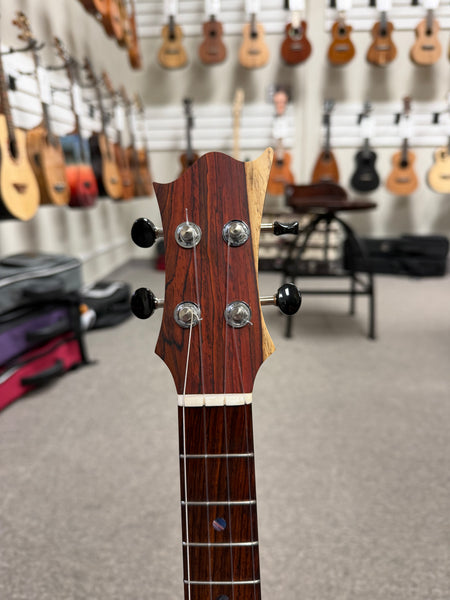 Pilarte Solid Teak/Cocobolo Tenor Ukulele w/Case - Pre Loved