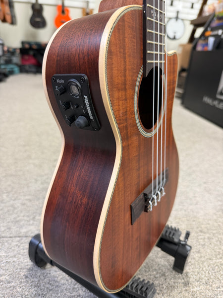 KALA KA-SA-TE-C Solid Acacia Electric Tenor Ukulele w/Cutaway