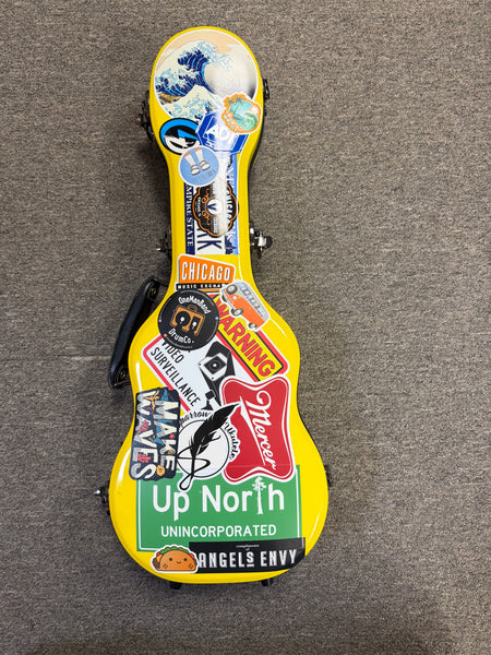 Rebel Creme Brulee Solid Mango Concert Ukulele w/Case - Pre Loved
