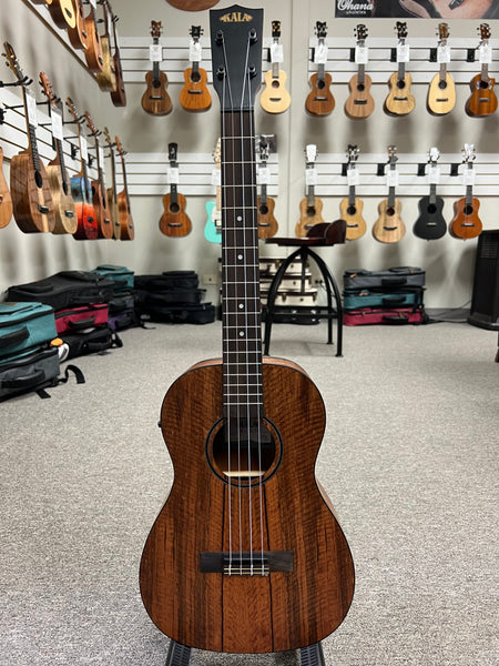 KALA KA-CM-BE Curly Mango Electric Baritone Ukulele #1