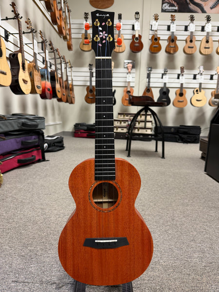 Enya EUT-MS Solid Mahogany Tenor Ukulele w/Case - Satin Finish
