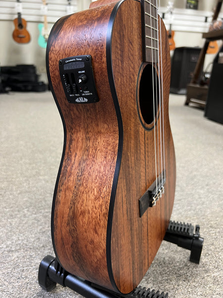 KALA KA-CM-BE Curly Mango Electric Baritone Ukulele #1