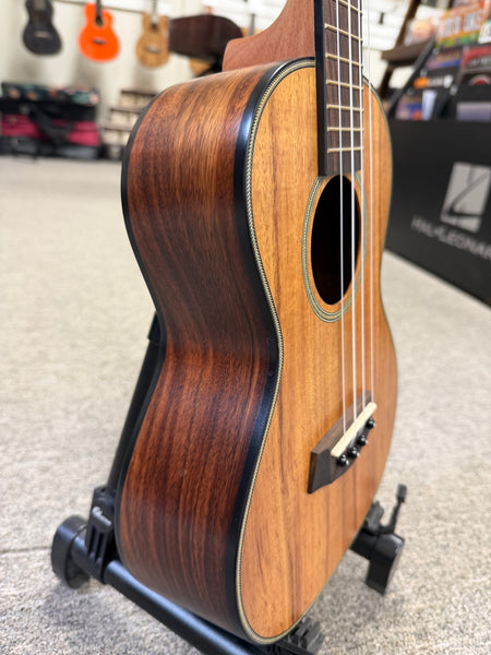 Islander by Kanile'a SAT-4 Solid Flamed Acacia Tenor Ukulele