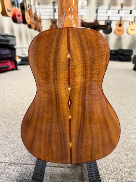 SNAIL S-60C Solid Acacia Concert Ukulele w/Case #3 - Comfort Armrest