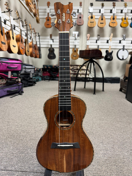 Makaio MKC-20 Solid Koa Concert Ukulele w/Case - Rosewood Comfort Armrest
