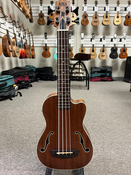 KALA Journeyman Acoustic-Electric U-Bass w/Case - UBASS