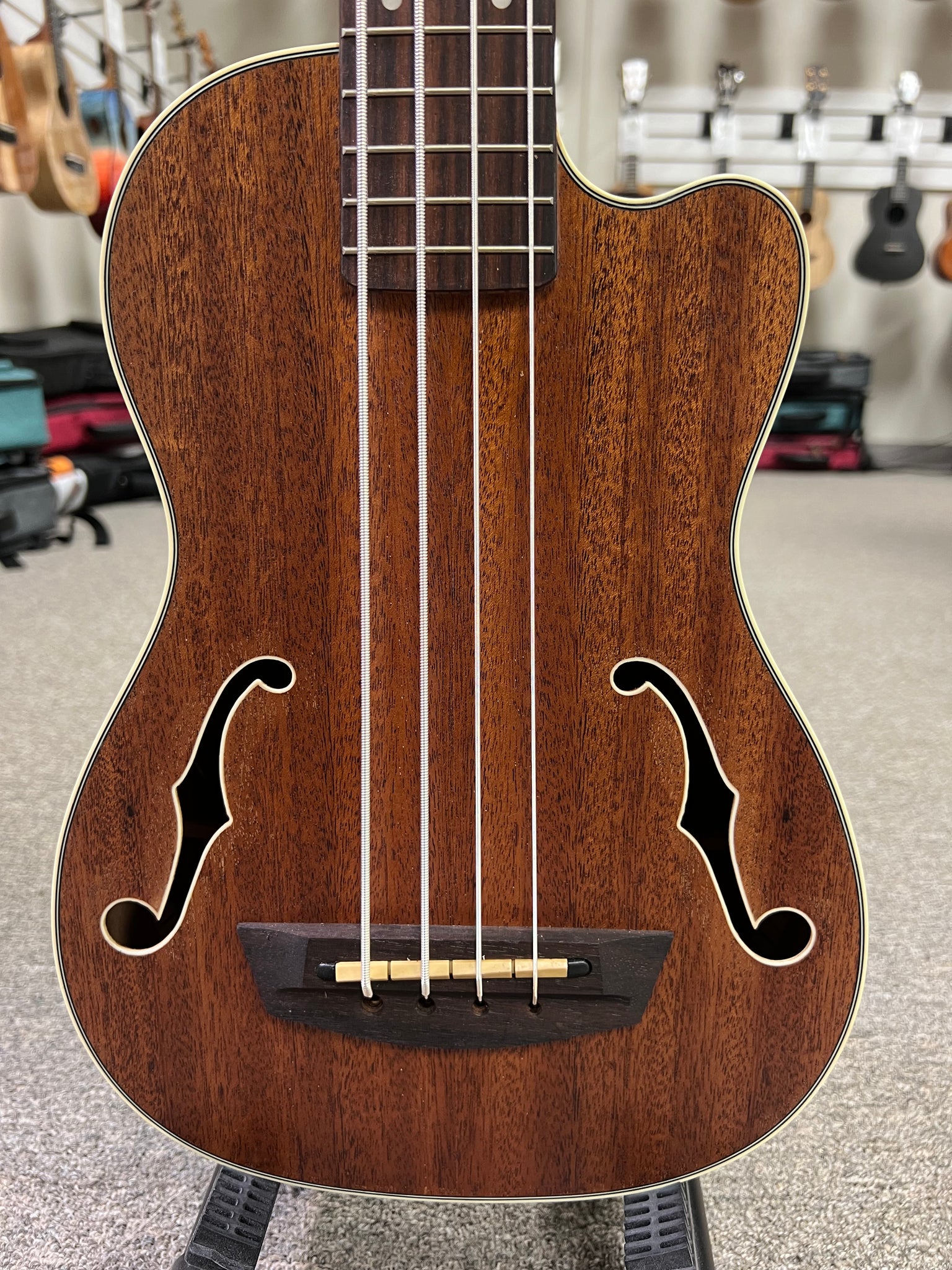 KALA Journeyman Acoustic-Electric U-Bass w/Case - UBASS