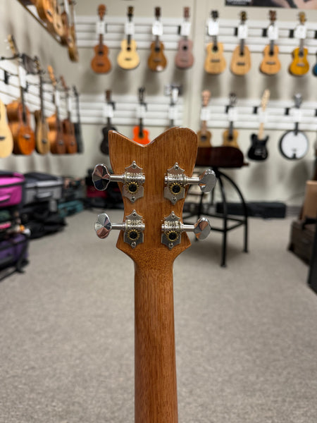 Makaio MKC-20 Solid Koa Concert Ukulele w/Case - Rosewood Comfort Armrest