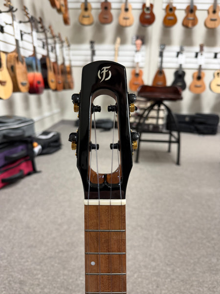 Flight Mustang Solid Acacia Tenor Electric Ukulele w/Case - Royal Series