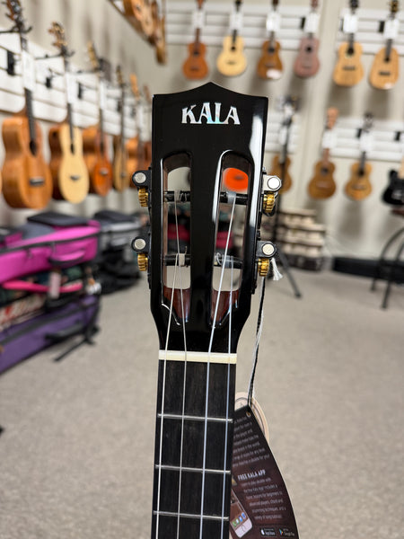 KALA KA-CT-SA-BG Solid Acacia Baritone Ukulele w/Case #1 - Contour Series