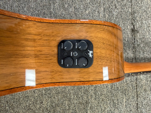 Flight Sophia TE Soundwave Electric Tenor Ukulele w/Case - Solid Spruce/Walnut