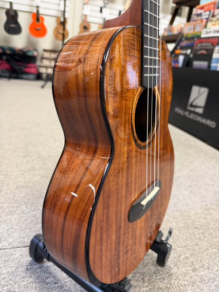 KALA KA-CT-SA-BG Solid Acacia Baritone Ukulele w/Case #1 - Contour Series