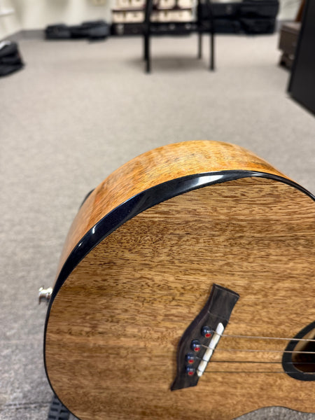 Flight Fireball Solid Mango Electric Baritone Ukulele w/Case #2 - Royal Series