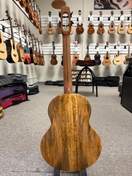 Flight Fireball Solid Mango Electric Baritone Ukulele w/Case #1 - Royal Series