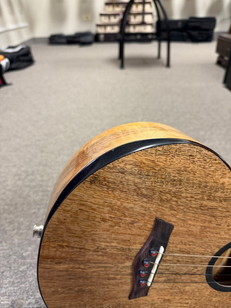 Flight Fireball Solid Mango Electric Baritone Ukulele w/Case #1 - Royal Series