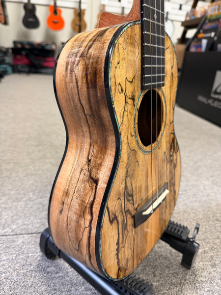 Romero Creations Solid Spalted Mango Signature Replica Tenor Ukulele w/Case #2 - Pre Loved