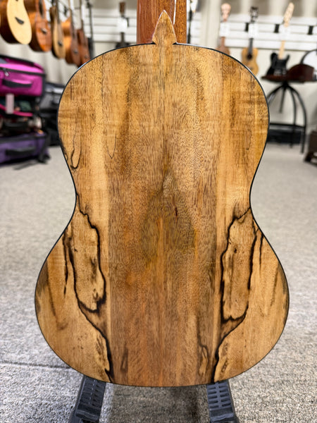 Romero Creations Solid Spalted Mango Signature Replica Tenor Ukulele w/Case #2 - Pre Loved
