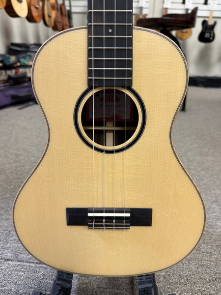 KALA KA-ASZCT-ST Solid Spruce/Ziricote Tenor XL Ukulele - Super Tenor