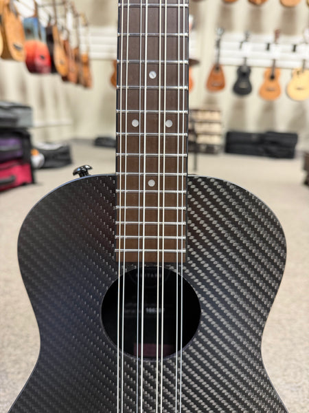 Klos Hybrid Carbon Fiber Tenor Electric 8 String Ukulele w/Case - Travel Uke - Fishman Pickup