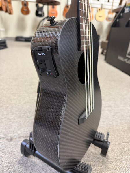 Klos Hybrid Carbon Fiber Tenor Electric 8 String Ukulele w/Case - Travel Uke - Fishman Pickup