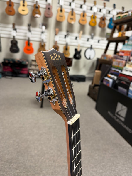 KALA KA-ASZCT-ST Solid Spruce/Ziricote Tenor XL Ukulele - Super Tenor