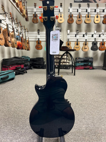 Enya EUT Feather Solid Mahogany Blue Electric Tenor Ukulele Enya EUT Feather Solid Mahogany Blue Electric Tenor Ukulele