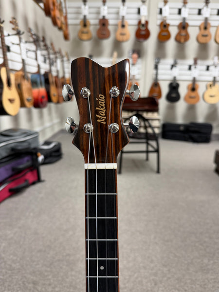 Makaio MSMB-10 Spalted Mango String Baritone Ukulele w/Case