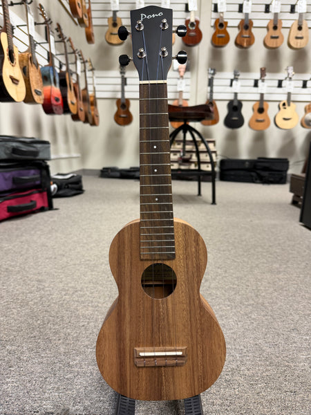 Pono AS-K Solid Acacia Soprano Ukulele - Kalele Series