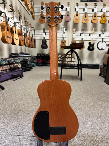 KALA KA-SB-ACA-T Solid Body Acacia Tenor Ukulele w/Case