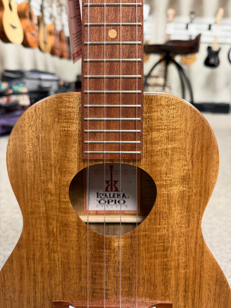 KoAloha KTO-10 Solid Acacia Opio Tenor Ukulele w/Case #1