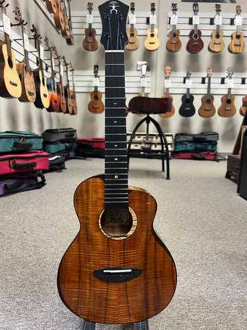 aNueNue UT3K Solid Premium Koa Tenor Ukulele w/Case - Bird Series