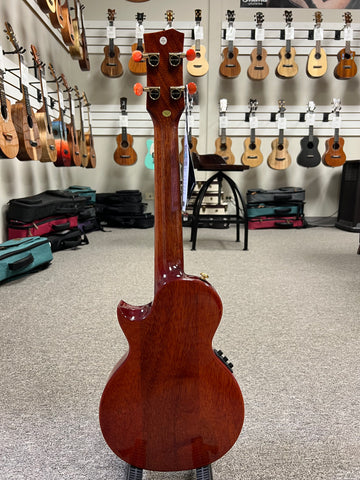 Enya EUT Feather Solid Mahogany Electric Tenor Ukulele w Enya EUT Feather Solid Mahogany Electric Tenor Ukulele w