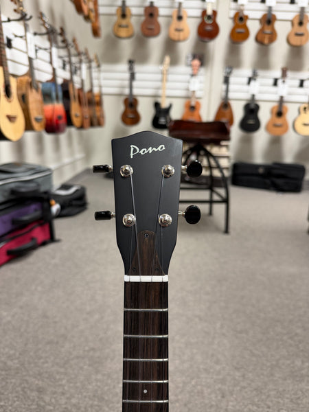 Pono TE Solid Acacia Electric Tenor Solid Body Ukulele w/Case