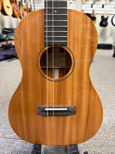 PONO MBD Solid Mahogany Deluxe Baritone Ukulele
