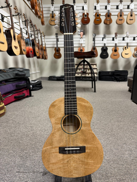 PONO MGTD-8 Solid Mango 8 String Tenor Deluxe Ukulele