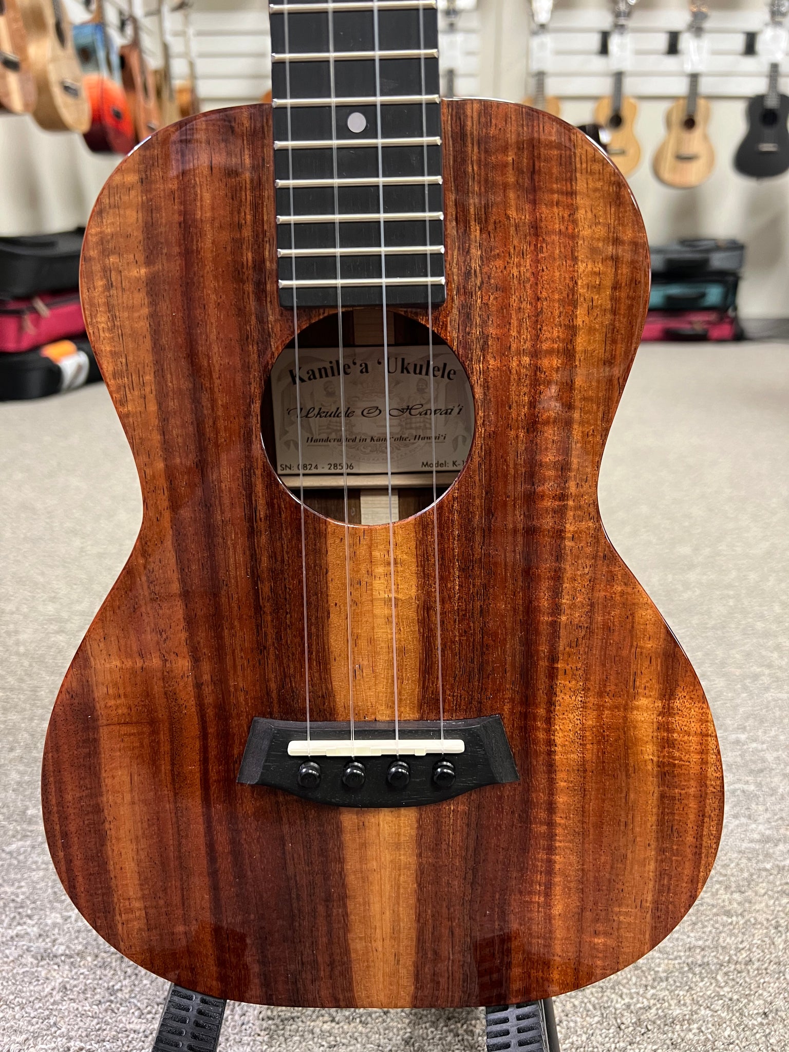 Kanile'a K1-T Solid Koa Tenor Ukulele w/Case #2 - Made in Hawaii