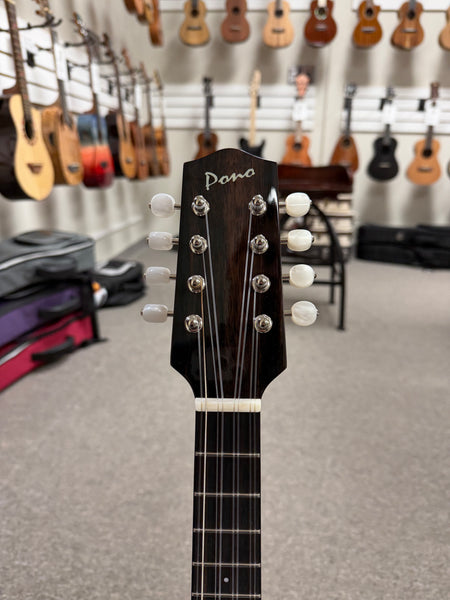 PONO MGTD-8 Solid Mango 8 String Tenor Deluxe Ukulele